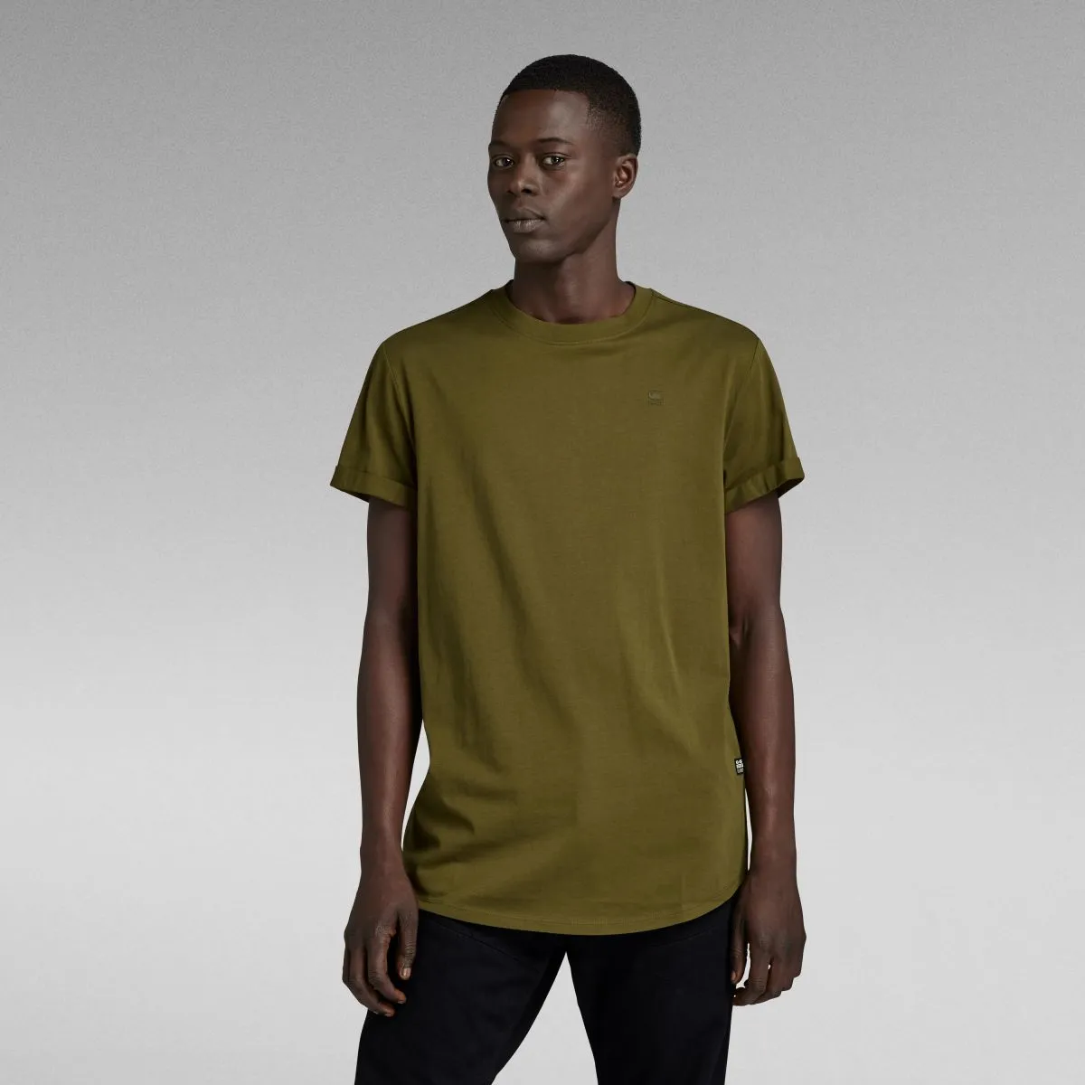 T-SHIRT Uomo G-STAR D16396 B353 LASH C744 DARK OLIVE