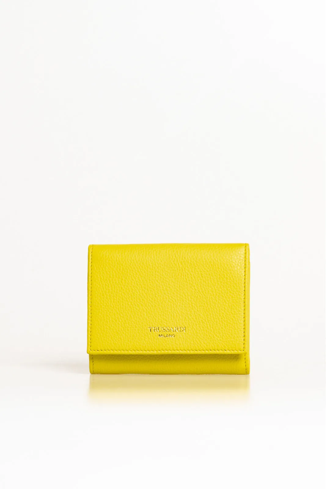 Trussardi portafoglio pelle giallo   