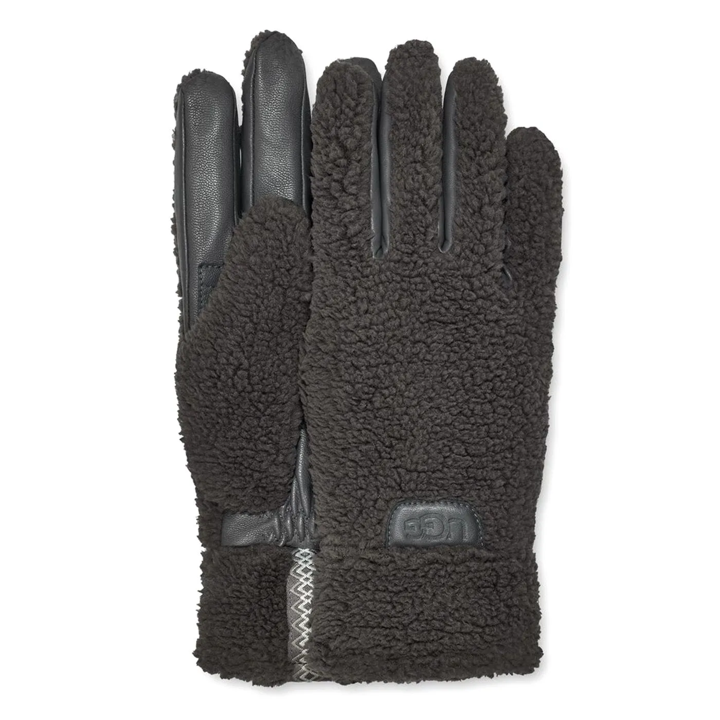 Ugg M Sherpa Glove Grey - Guanti Grigi    