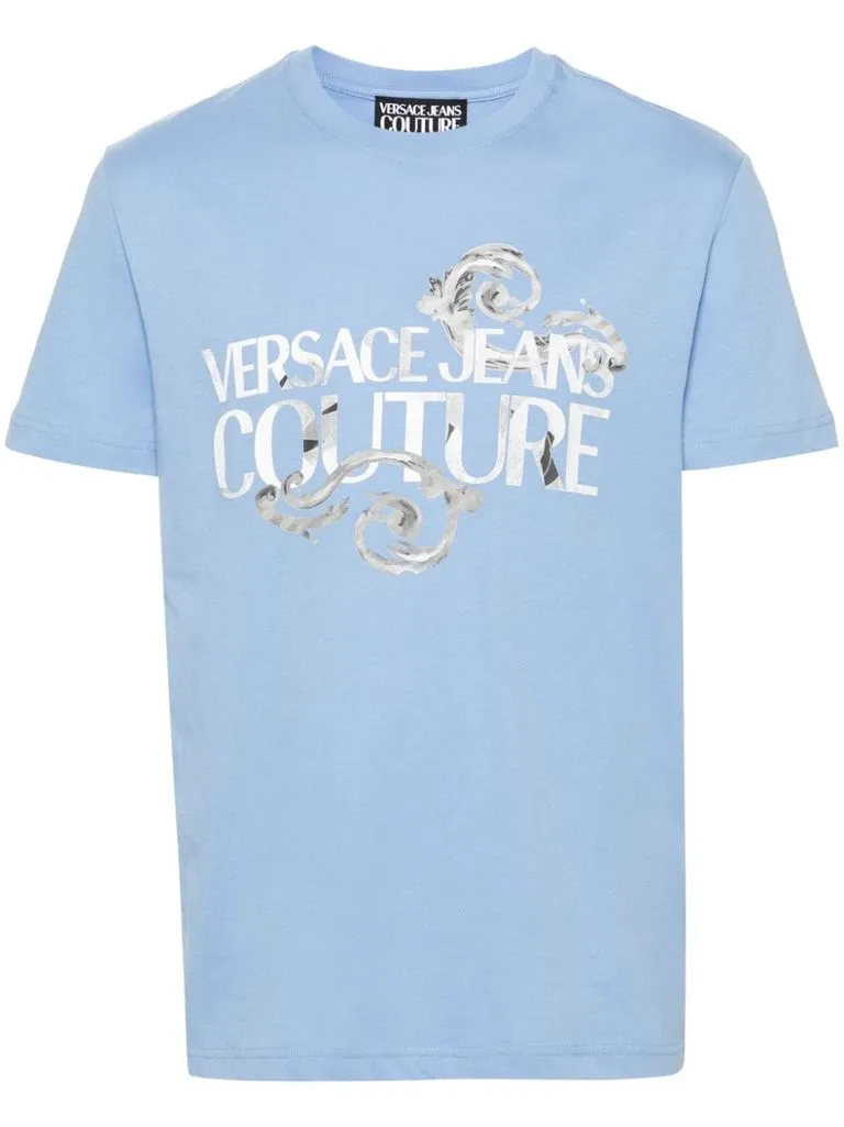 versace jeans couture T-shirt stampa logo