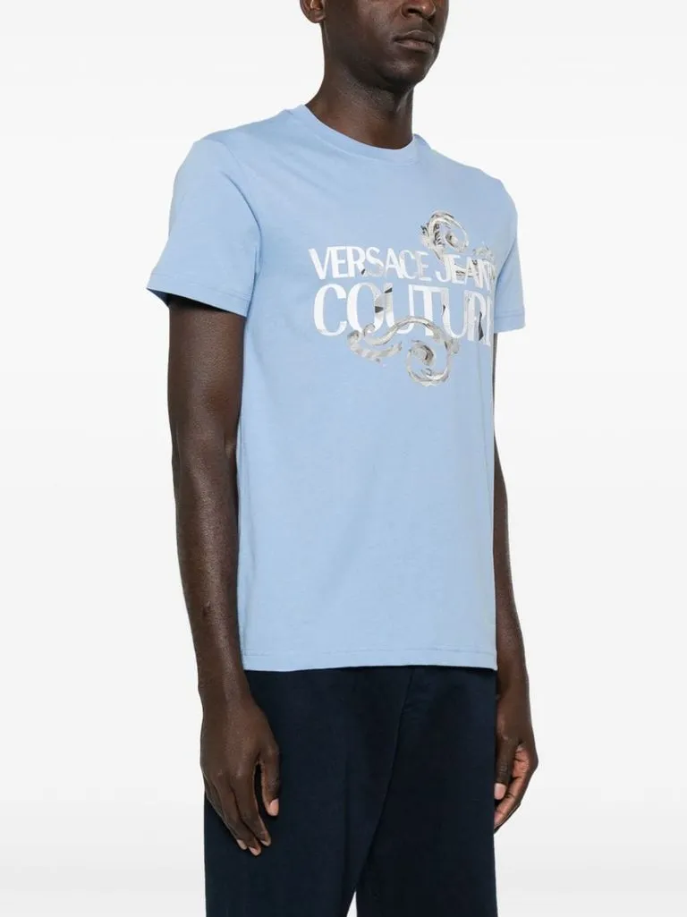 versace jeans couture T-shirt stampa logo