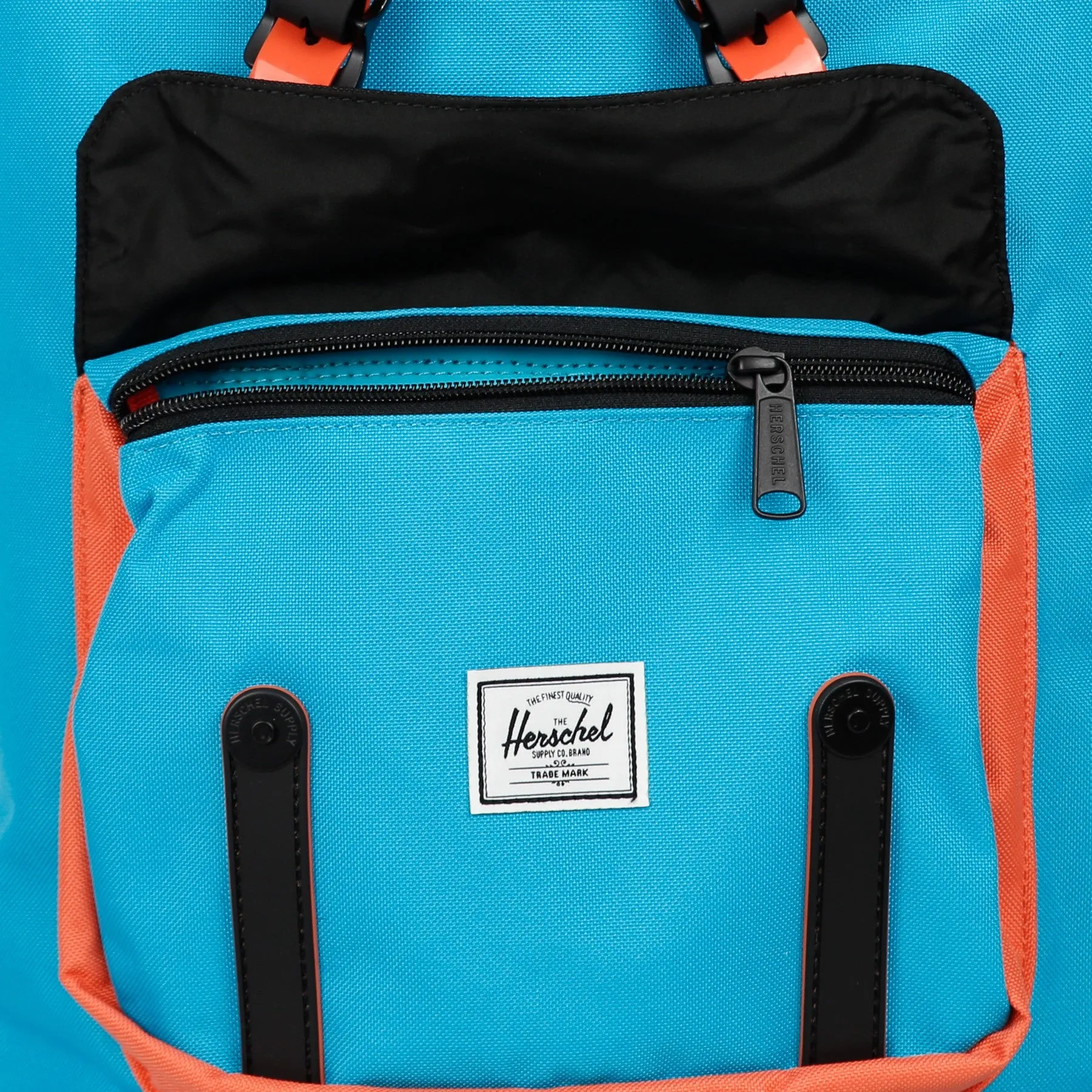 Zaino Uomo Little America Blue Bird/black/ember Glow